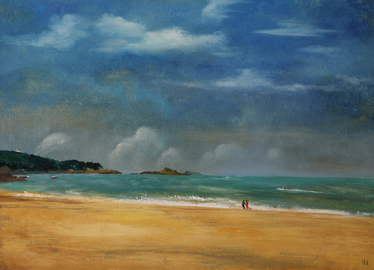 周章科2015年夏季舟山无人岛写生作品(图ZNDkyNDY4NzI=) - 绘画 - 站酷设计师周章科原创素材 - 站酷ZCOOL