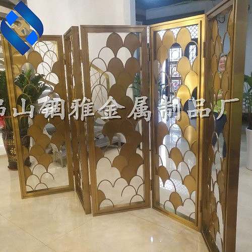 钛金拉丝无指纹焊接不锈钢屏风-室内玄关装饰（图ZMjAxOTg2MjI0） - 其他工业/产品 - 站酷设计师锢雅17727322215原创素材 - 站酷ZCOOL