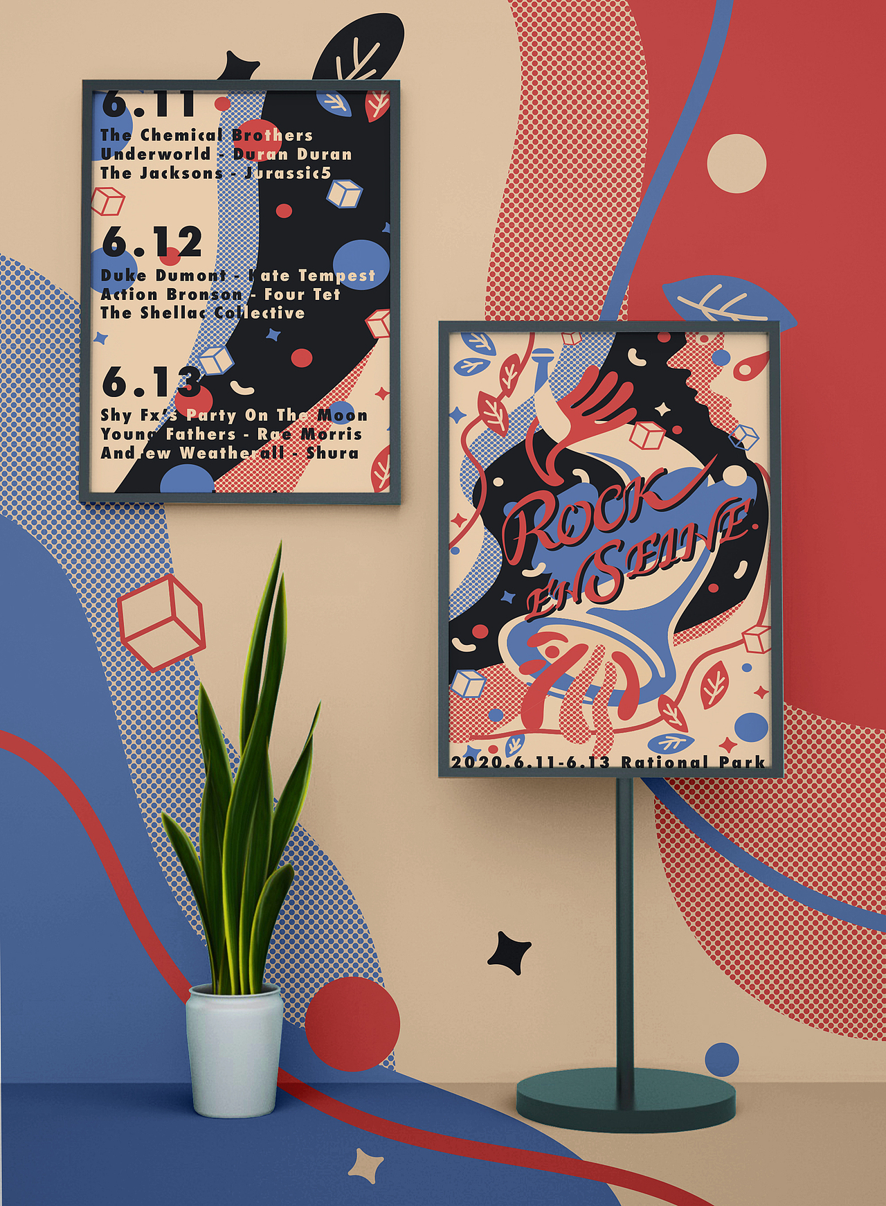 Rock En Seine音乐节全套（图ZMjIwODM4NTgw） - 宣传物料 - 站酷设计师wame原创素材 - 站酷ZCOOL