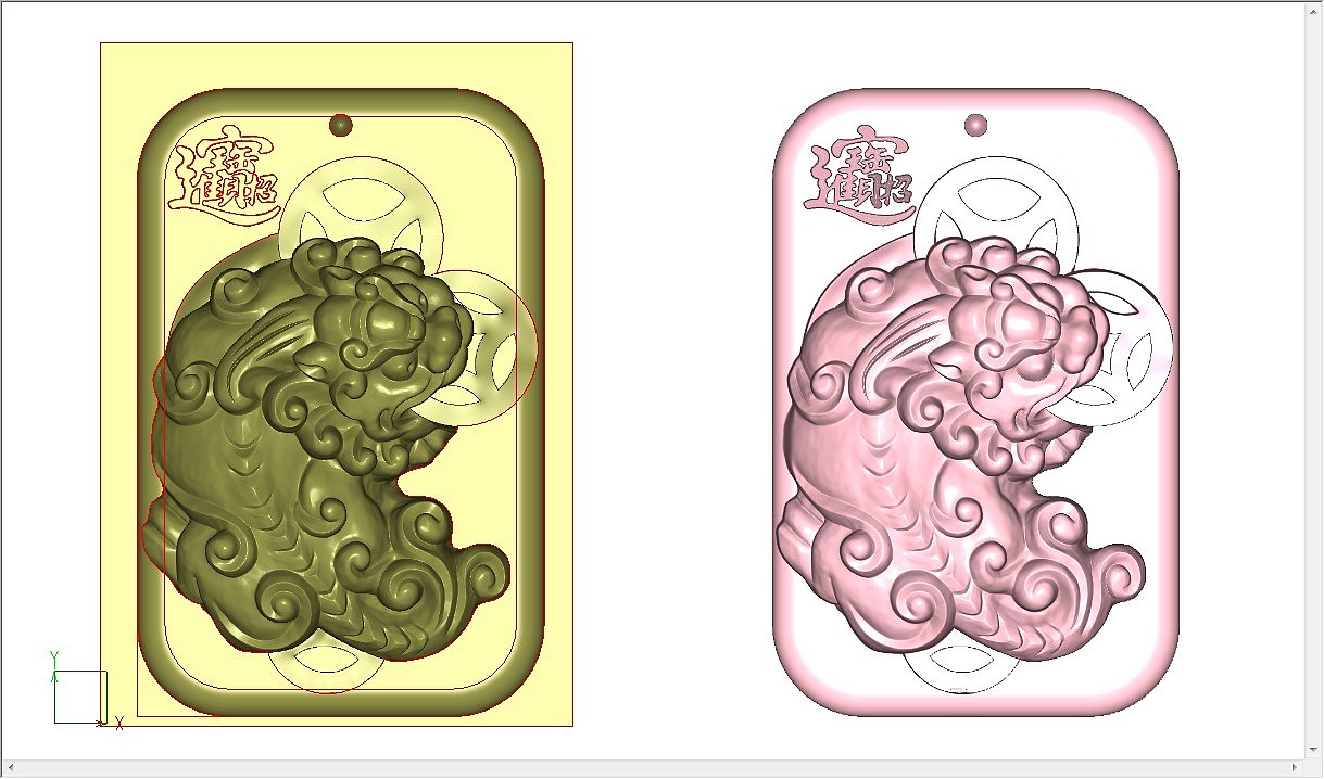 精雕浮雕灰度图雕刻图纸jdp木雕bmp