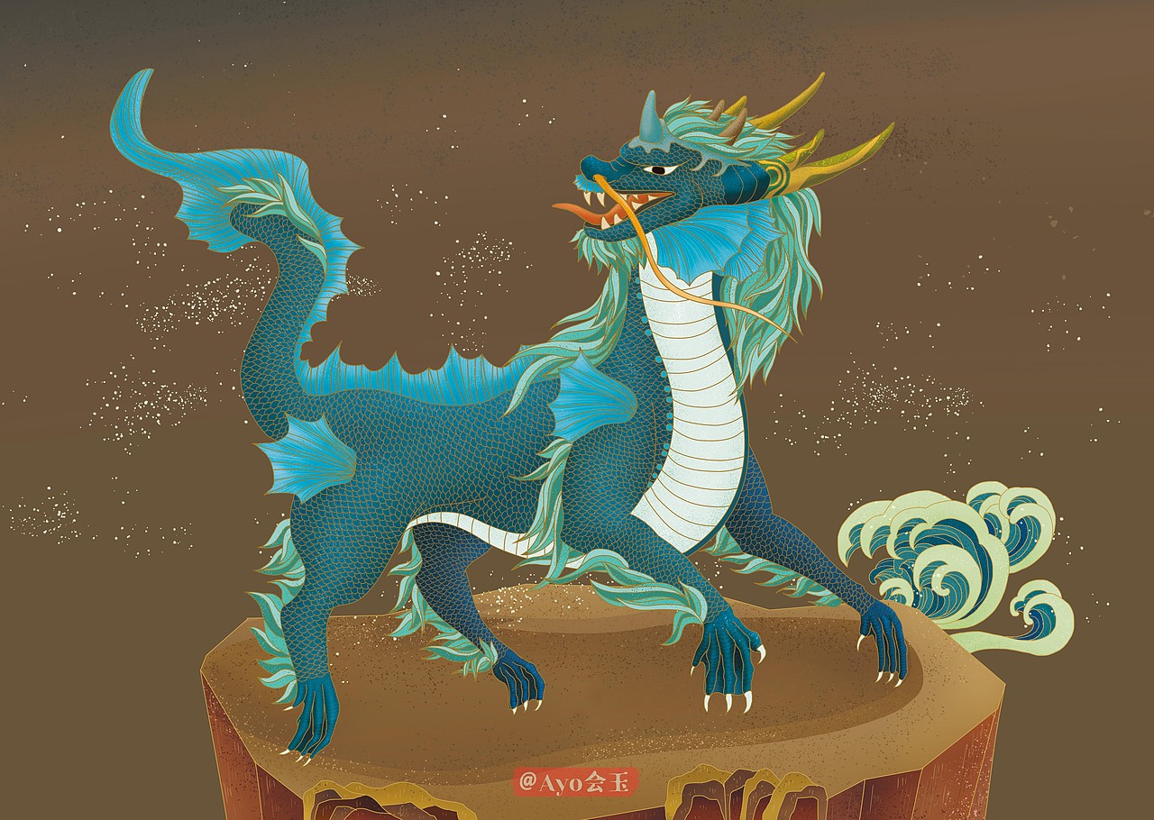 山海经神兽水麒麟