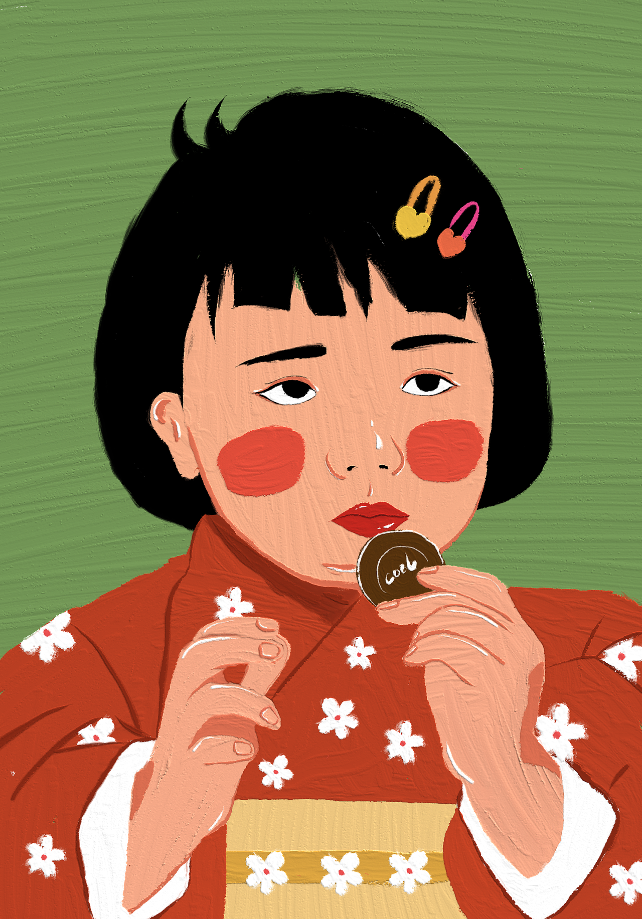 卡通油画装饰画（图ZMjg4NTkwMjQ0） - 商业插画 - 站酷设计师美朵花吉原创素材 - 站酷ZCOOL