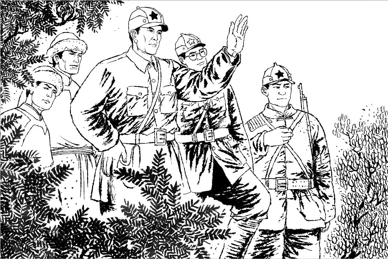 写实连环画，写实抗战插画，写实红色经典连环画，抗日（图ZMTc5NjM2NjM2） - 绘本 - 站酷设计师肖刚漫画原创素材 - 站酷ZCOOL