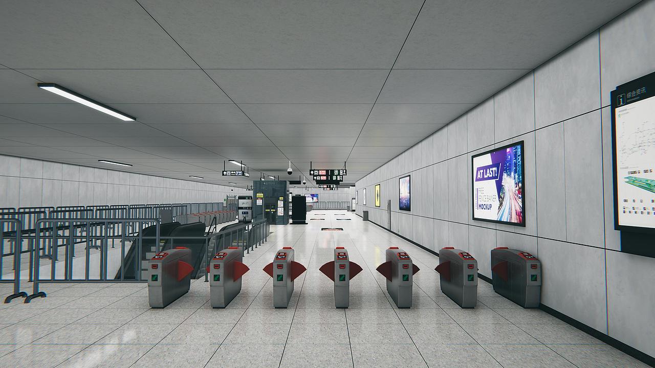 unity丨可换乘的地铁车站|三维|场景|柯晓豪_原创作品-站酷zcool