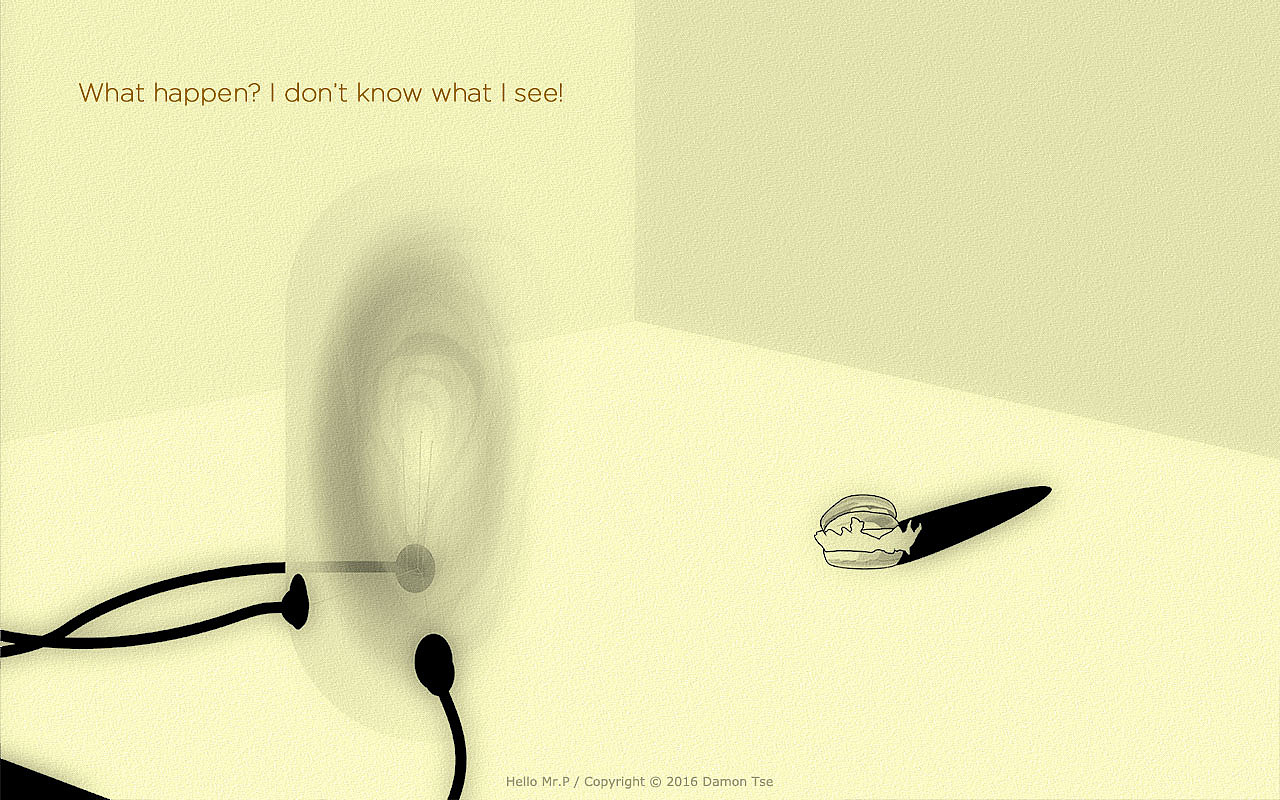 What happen?（图ZNjc5OTE5Mjg=） - 艺术插画 - 站酷设计师pigmantse原创素材 - 站酷ZCOOL