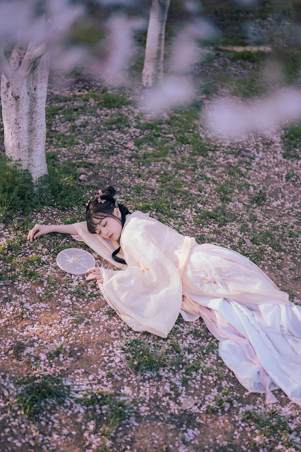 樱花落（图ZMjA0MzMxNjg4） - 人像摄影 - 站酷设计师拍照的青山原创素材 - 站酷ZCOOL