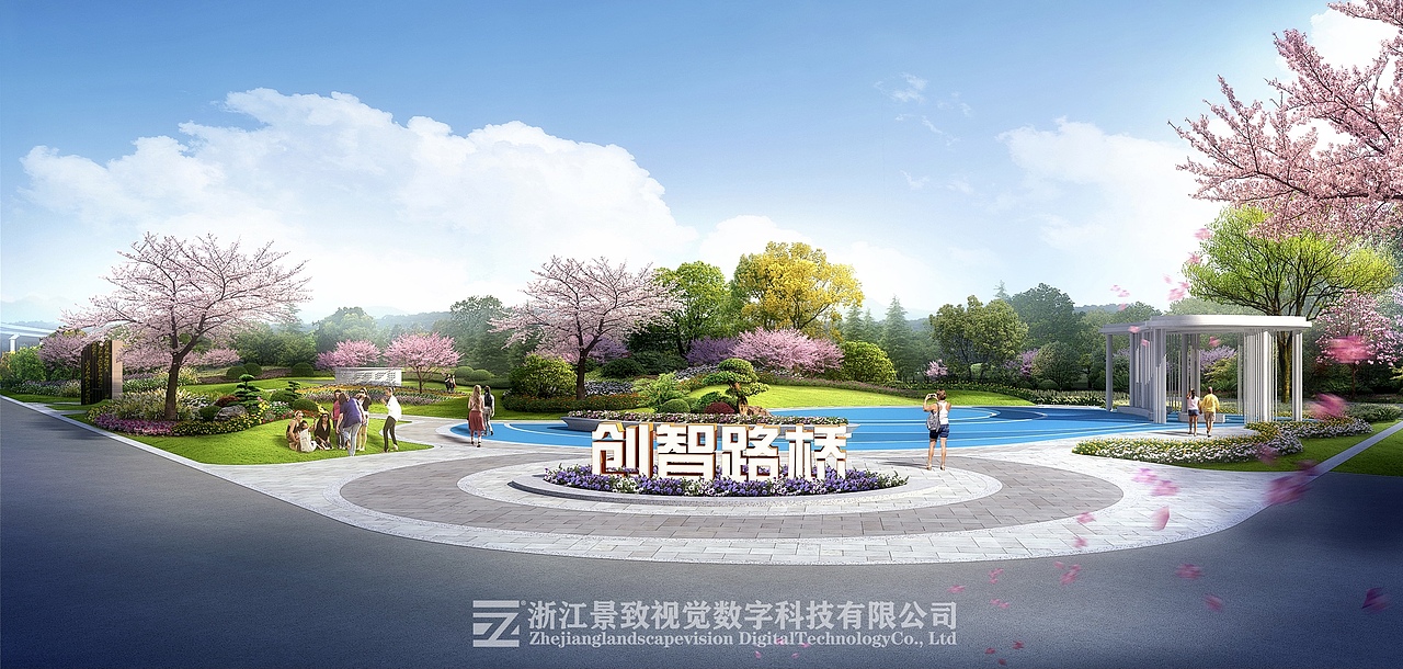 园林景观设计效果图作品