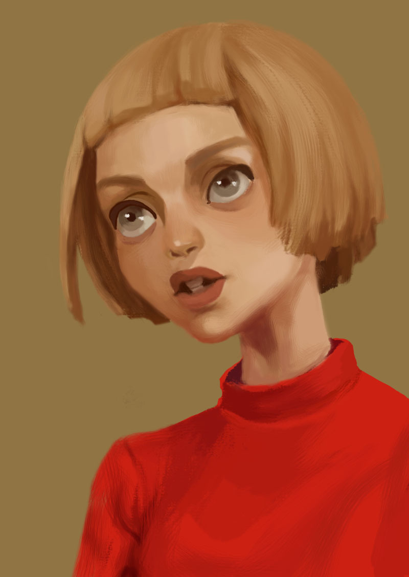 我的手绘女孩——欧美风小可爱