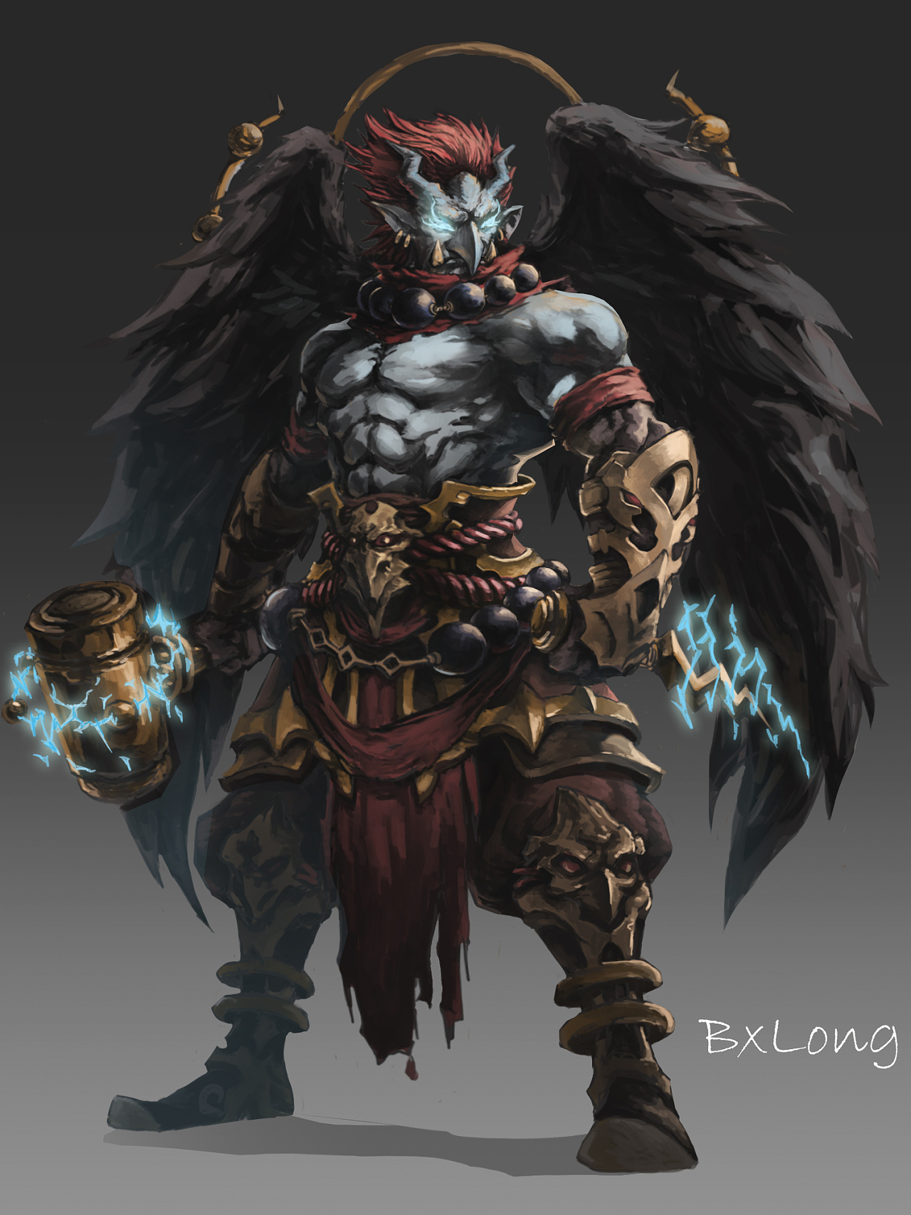 这段时间学习所收获的结果|插画|游戏原画|dsgod龙 - 原创作品 - 站酷