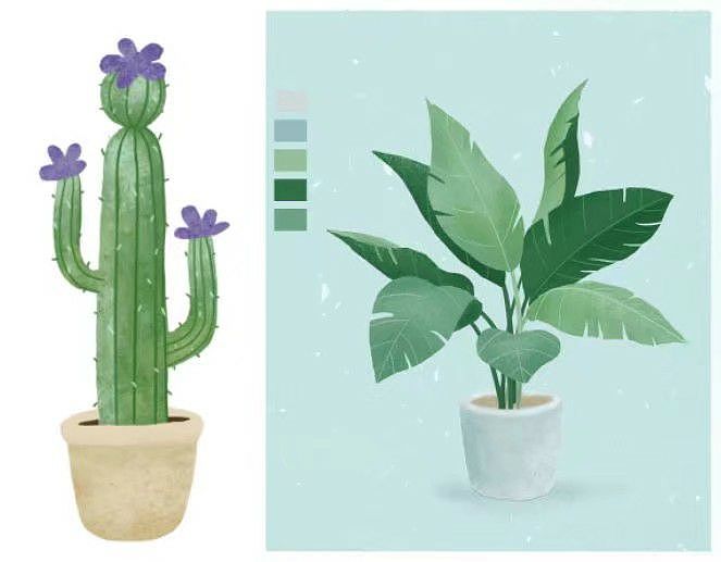 商插板绘临摹练习