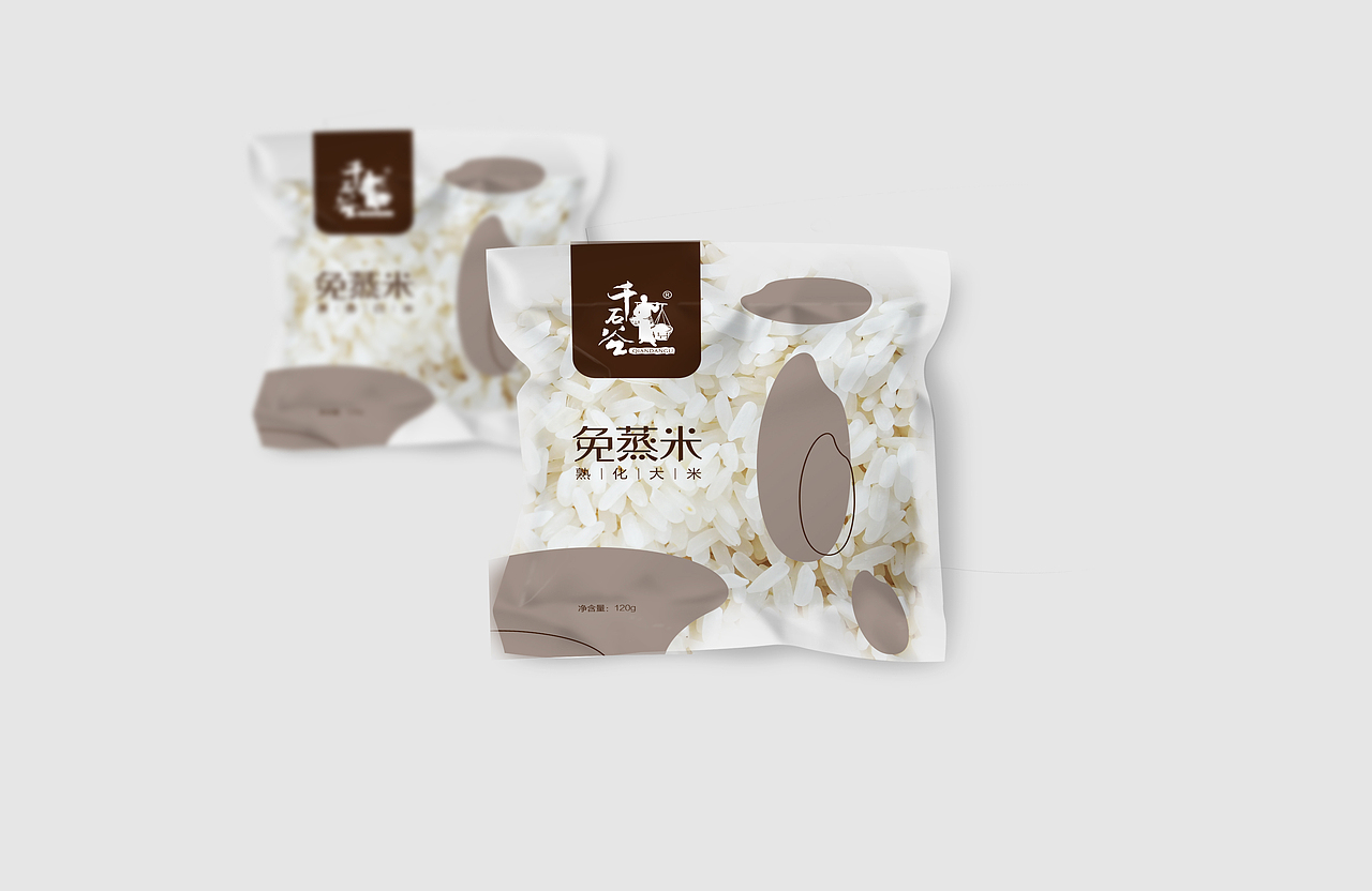 千石谷免蒸米包装