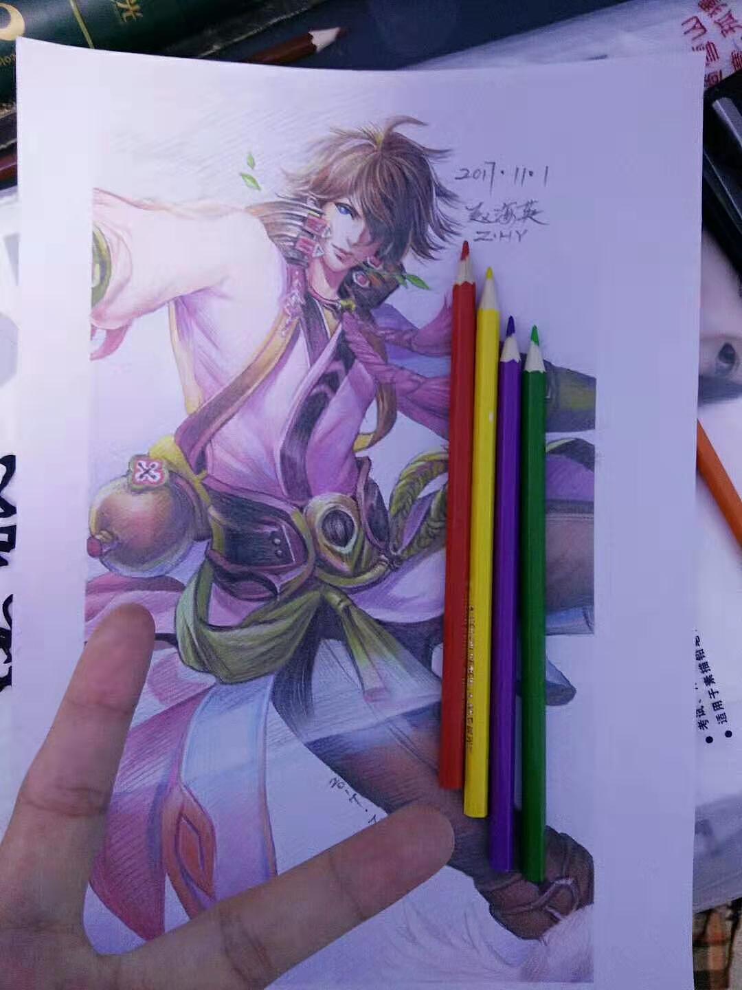 招摇（图ZMTQ4NTM4MTcy） - 艺术插画 - 站酷设计师Z赵铁柱原创素材 - 站酷ZCOOL