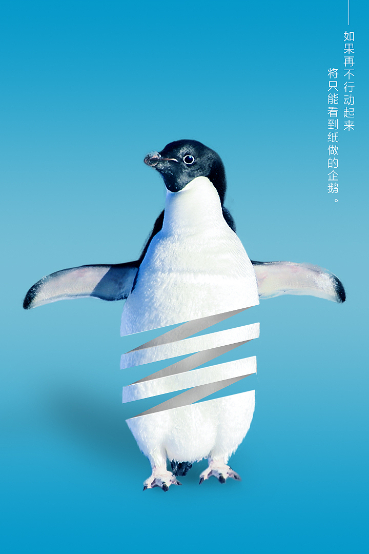 镂空企鹅