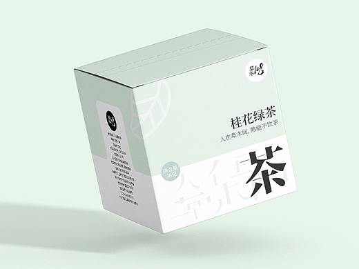 一组花果茶包装
