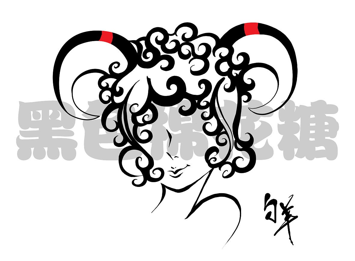 十二星座（图ZODA4OTQzNg==） - 新锐潮流插画 - 站酷设计师黑色棉花糖26原创素材 - 站酷ZCOOL