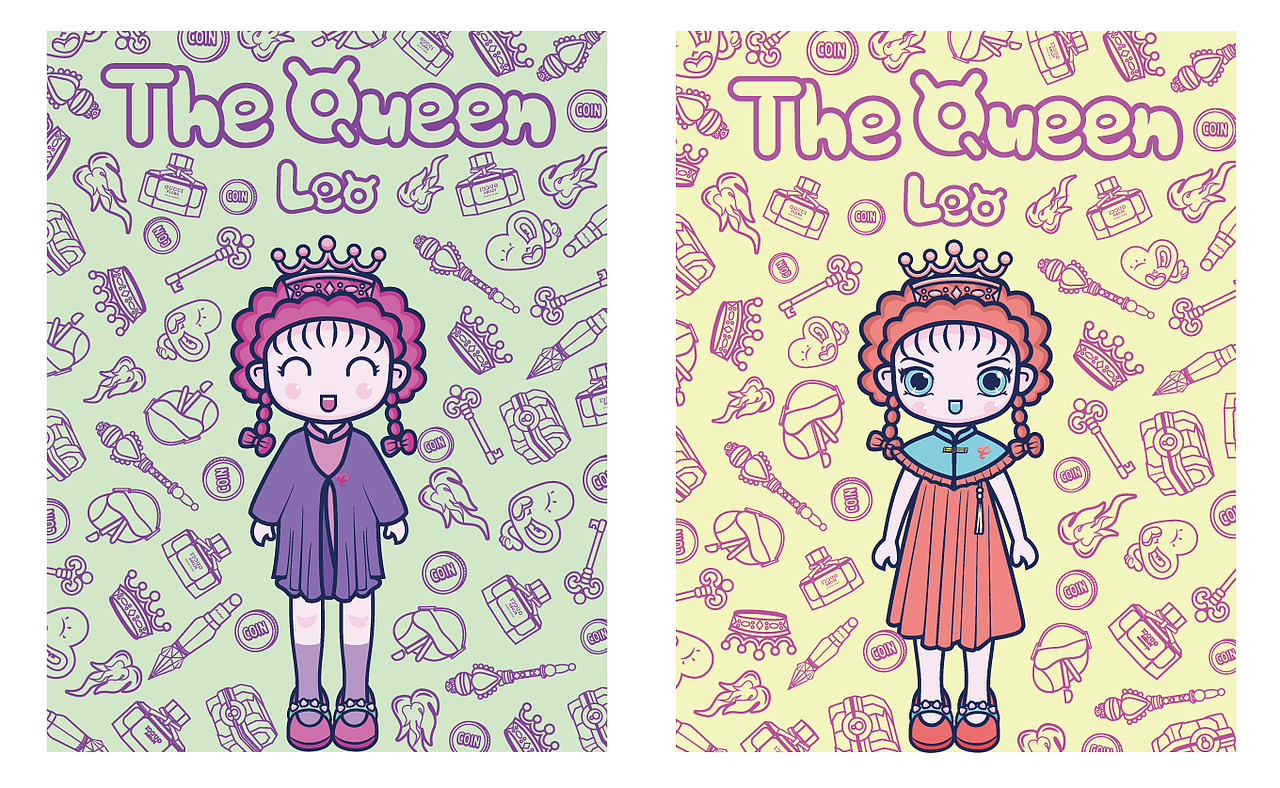 設(shè)計(jì)一個(gè)可愛(ài)的另類(lèi)獅子座（圖ZMjIxNDQ3NjEy） - 創(chuàng)作習(xí)作 - 站酷設(shè)計(jì)師freedom慧慧原創(chuàng)素材 - 站酷ZCOOL