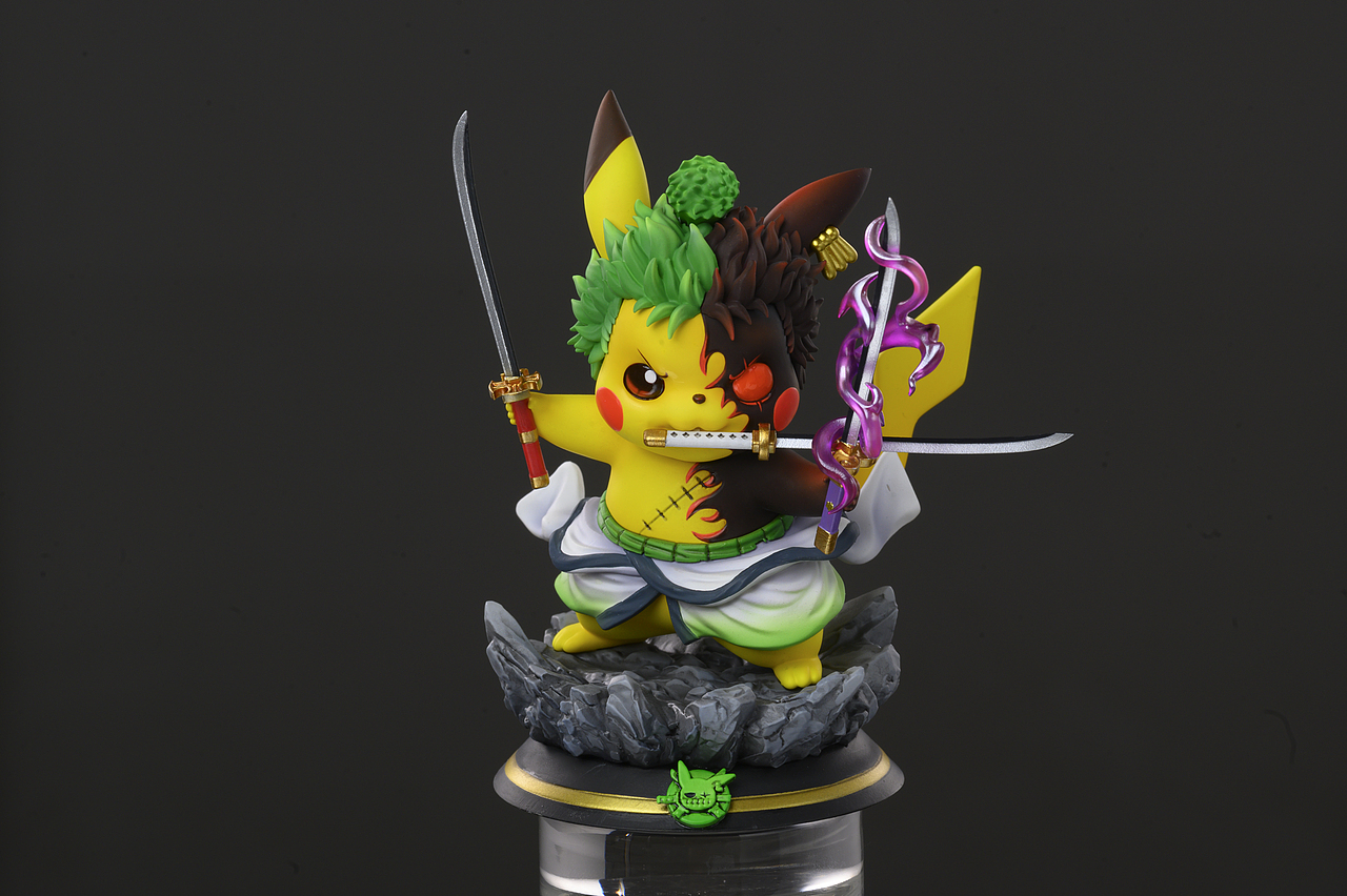 当皮卡丘与索隆碰撞