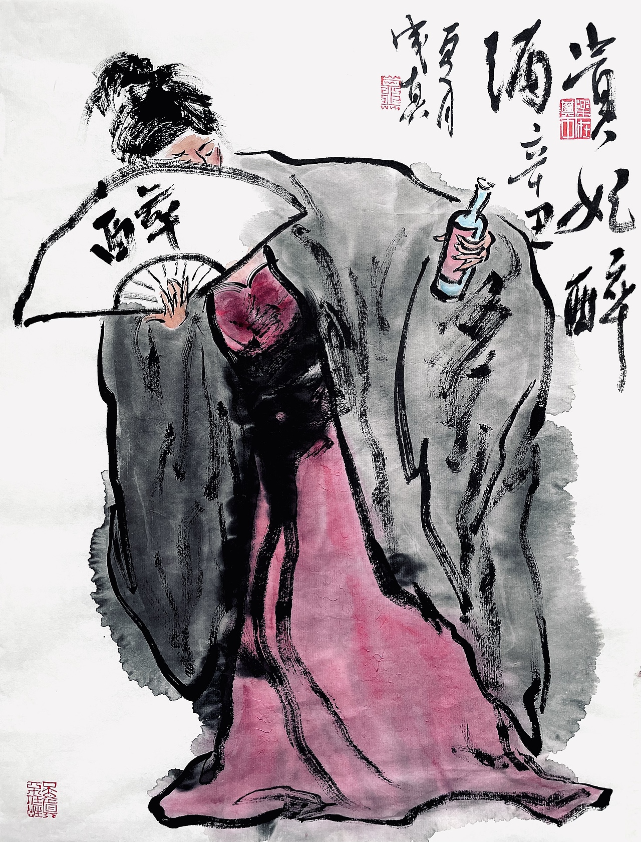钟馗（图ZMjYyMDY5NTA0） - 单幅漫画 - 站酷设计师qinchengzhen原创素材 - 站酷ZCOOL