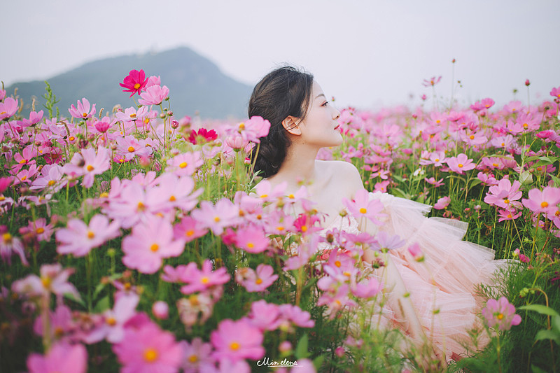 挽起彩虹的衣裳，追寻花朵的天堂（图ZODc0MzU1OTI=） - 人像摄影 - 站酷设计师敏elena原创素材 - 站酷ZCOOL