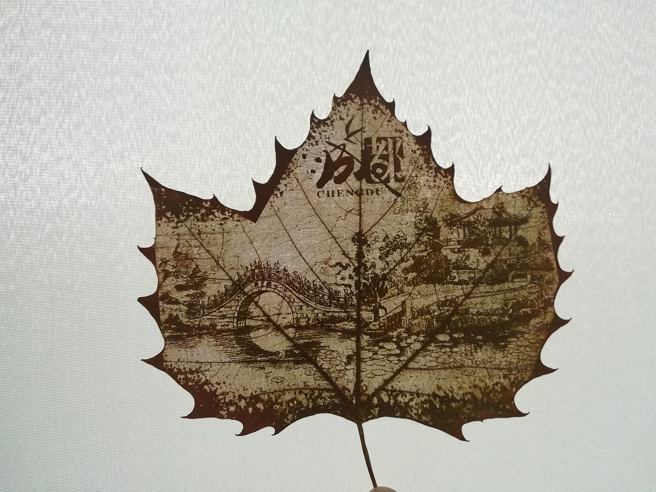 成都印象（圖ZMTI3MTY5NDYw） - 工藝品設(shè)計 - 站酷設(shè)計師做葉雕的鱷魚原創(chuàng)素材 - 站酷ZCOOL