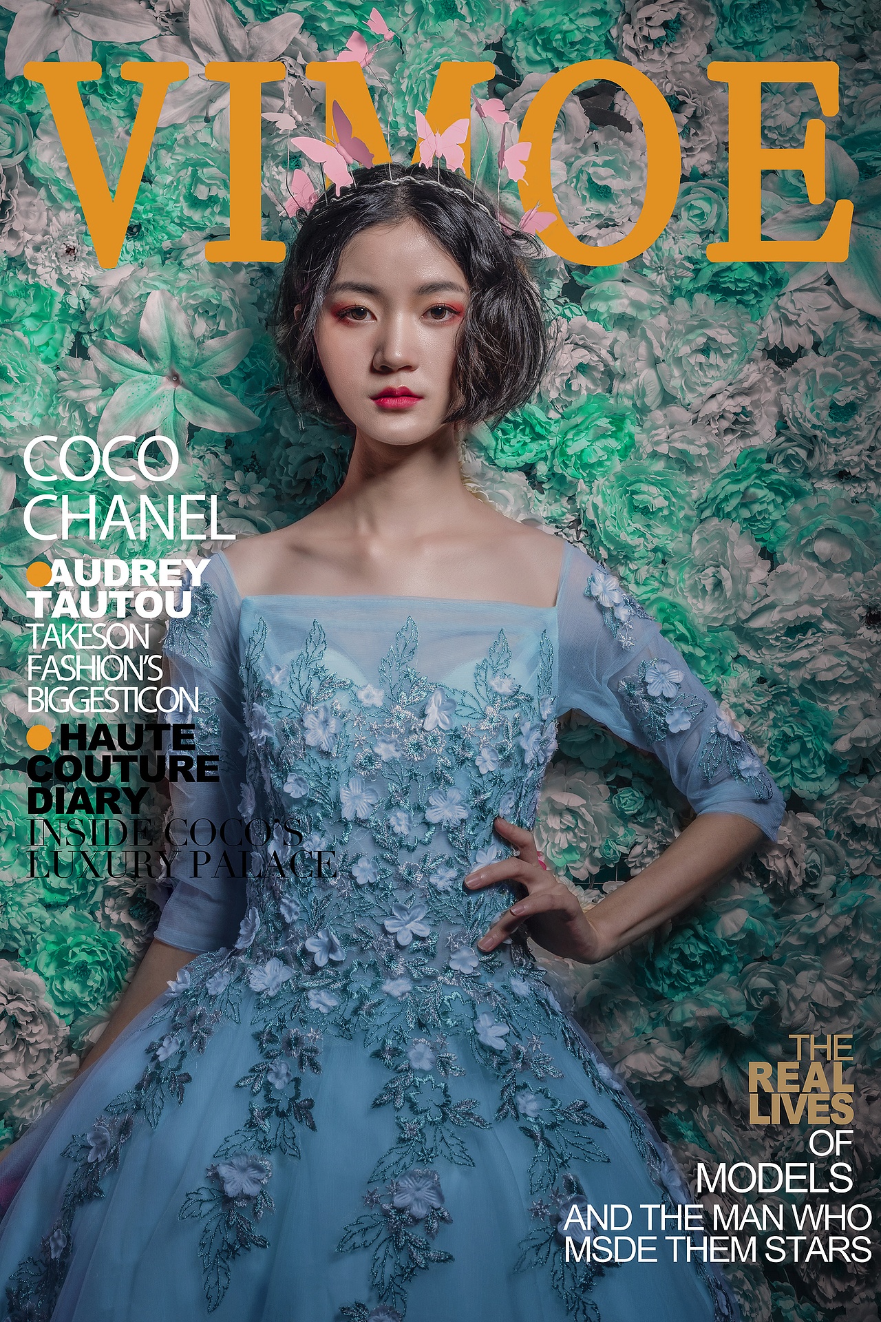 时尚杂志封面（图ZMTQxNjE5ODQ0） - 人像摄影 - 站酷设计师简单丶丶原创素材 - 站酷ZCOOL