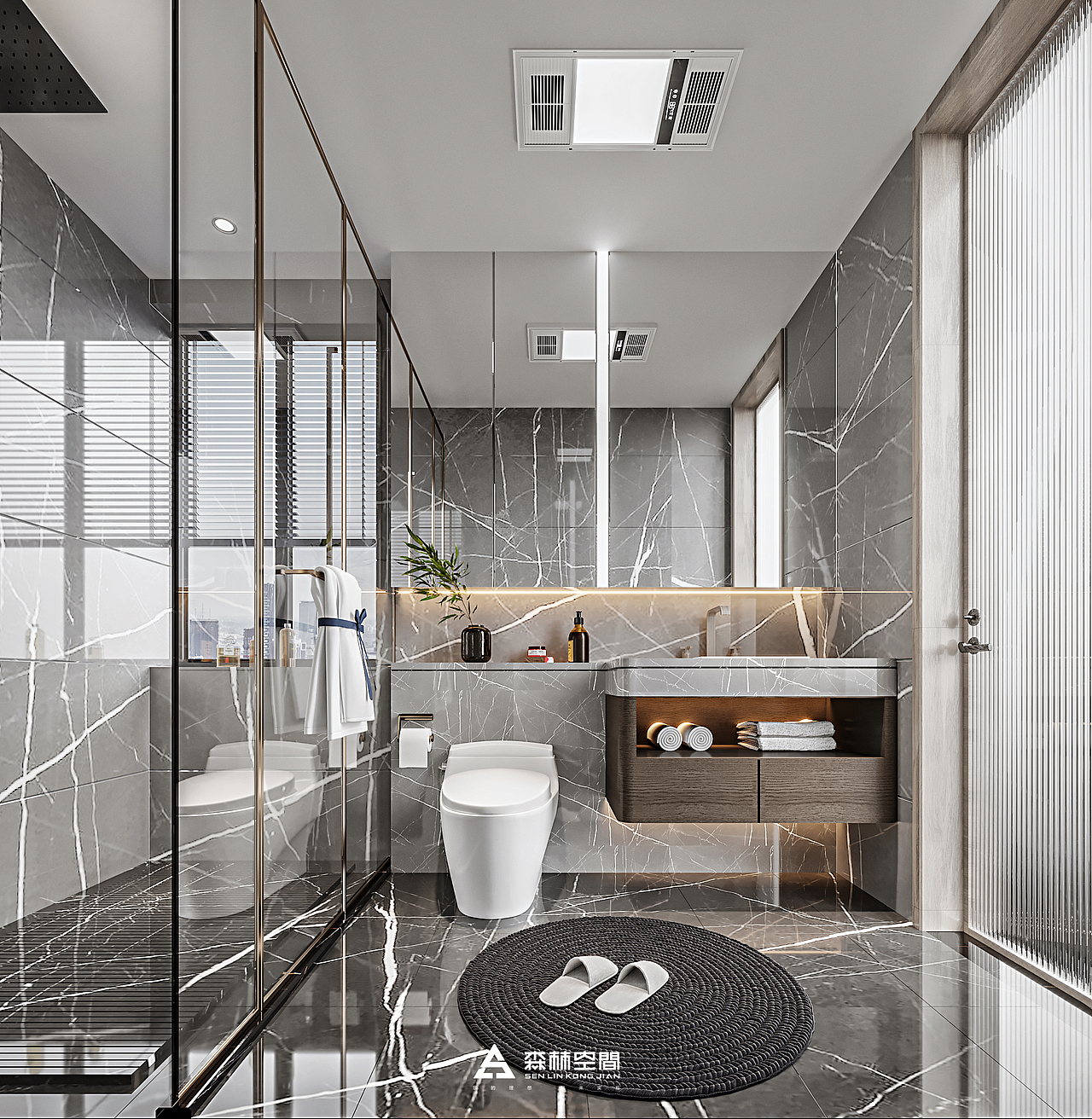 潮州 I 现代轻奢 I 海博熙泰观潮阁（图ZMTk3NDczMjMy） - 家装设计 - 站酷设计师森林空间原创素材 - 站酷ZCOOL