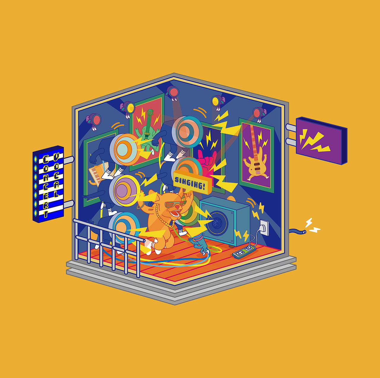 毕业设计 | GO+HOME插画设计#青春答卷2018#（图ZMTI1MDMwMzcy） - 艺术插画 - 站酷设计师凡不高_vannogogh原创素材 - 站酷ZCOOL