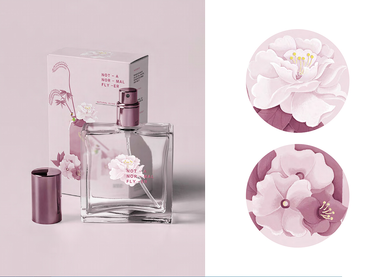 《她闻到了花香》（图ZMjU3MDQwNDk2） - 商业插画 - 站酷设计师石满Ssshiman原创素材 - 站酷ZCOOL