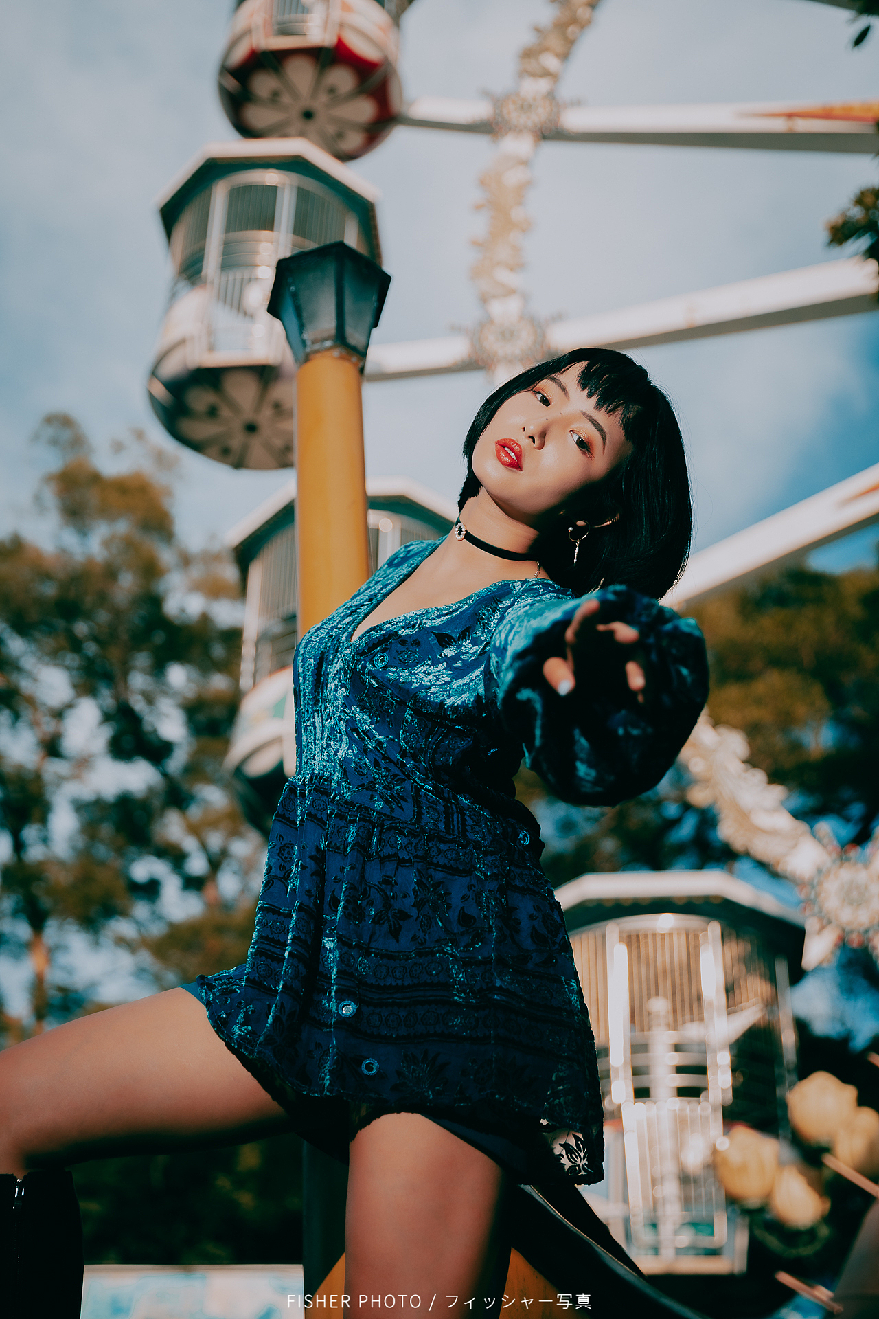 摩天轮|摄影|人像摄影|套头帽衫_原创作品-站酷zcool