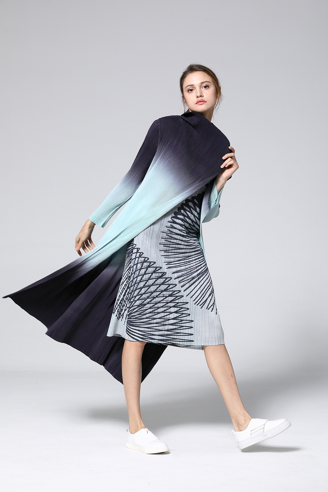 三宅一生服装拍摄原片