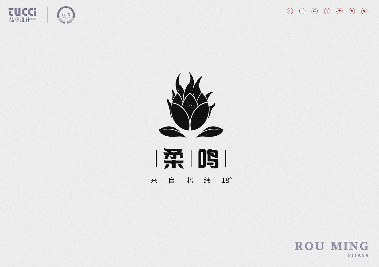 柔鸣火龙果LOGO方案（图ZMTI1NTkwNzcy） - Logo - 站酷设计师黄大海原创素材 - 站酷ZCOOL