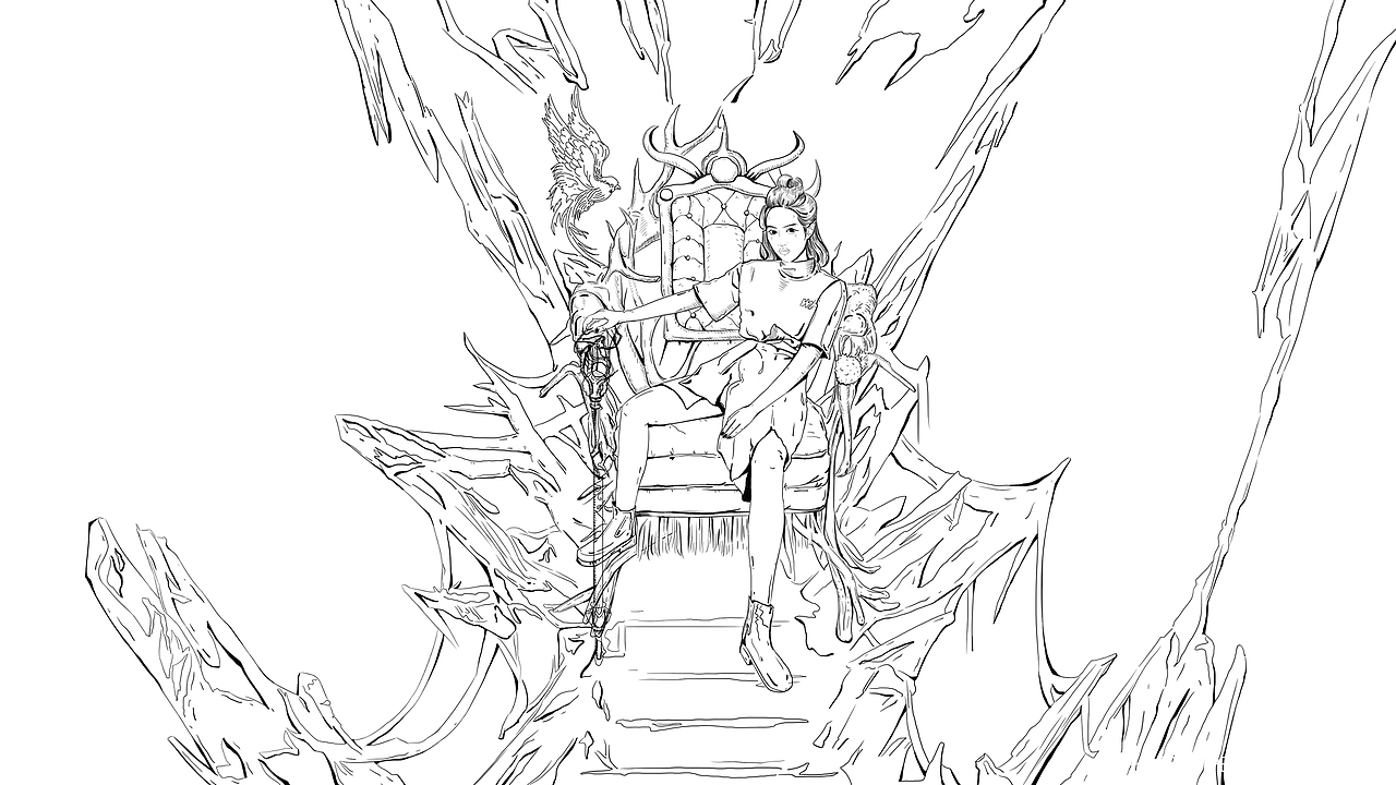 Cool girl（圖ZMTQwMTA1OTg4） - 創(chuàng)作習作 - 站酷設計師橙子不甜Orange原創(chuàng)素材 - 站酷ZCOOL