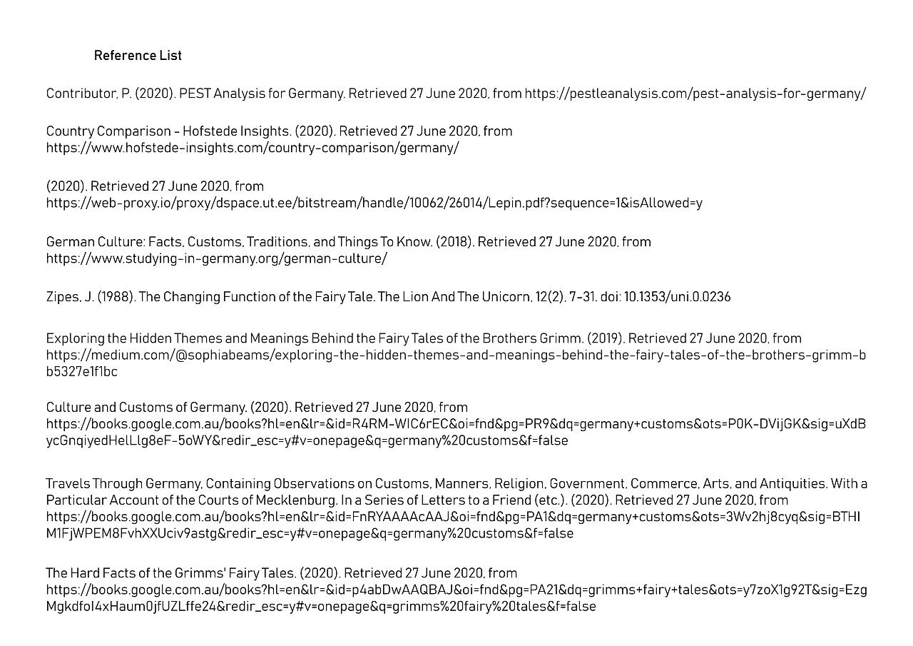 Gemary Grimm's Fairy Tales