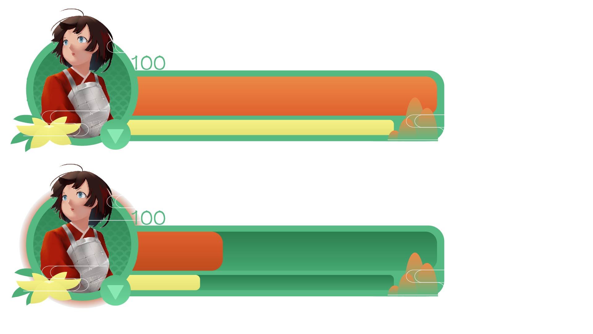 血量槽|ui|游戏ui|温贤湛_原创作品-站酷zcool