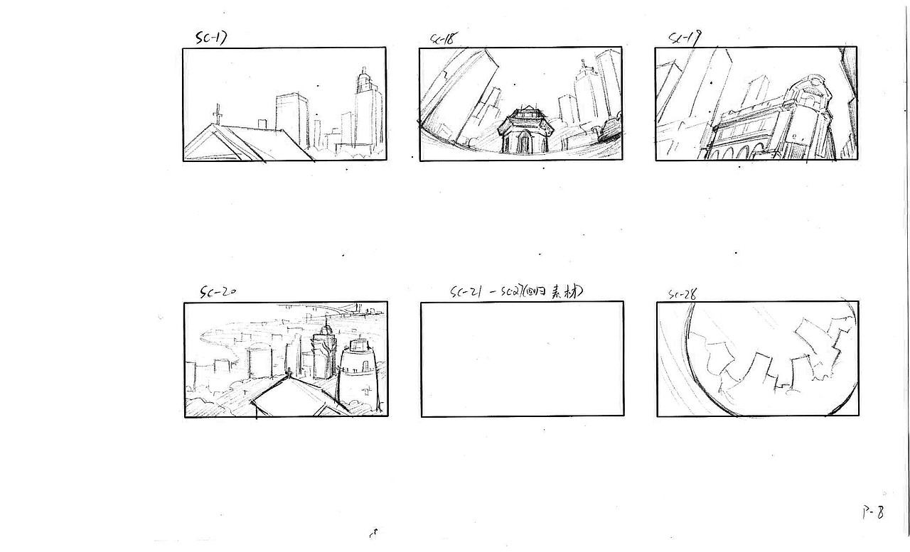 纪录片《澳门之魂》分镜