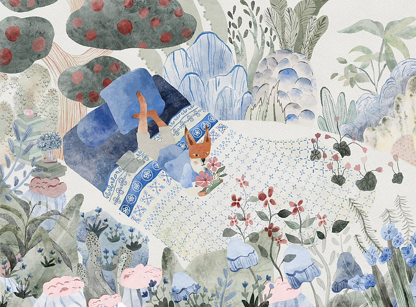 把女儿的梦画出来之三【心向花园】