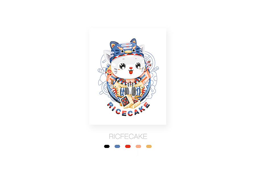 《来自喵星系列》-糖糖的甜品店第三弹6只猫（图ZMjAxNjM5NDU2） - 商业插画 - 站酷设计师Jolbilin原创素材 - 站酷ZCOOL