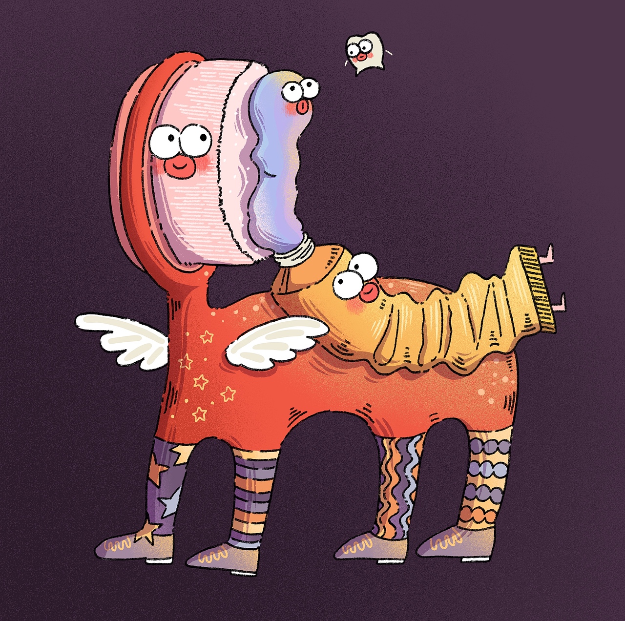 于是我画了81个脑洞[billd奔跑]（图ZMjU1MjgyNDg0） - 商业插画 - 站酷设计师油菜豚Aries原创素材 - 站酷ZCOOL