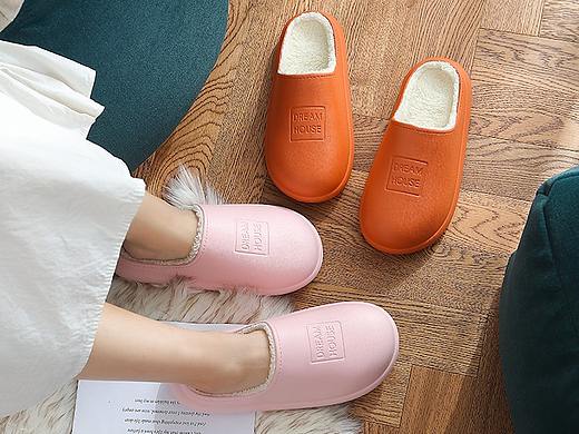 棉拖鞋家居拖鞋日系日常风格拍摄拍照摄影