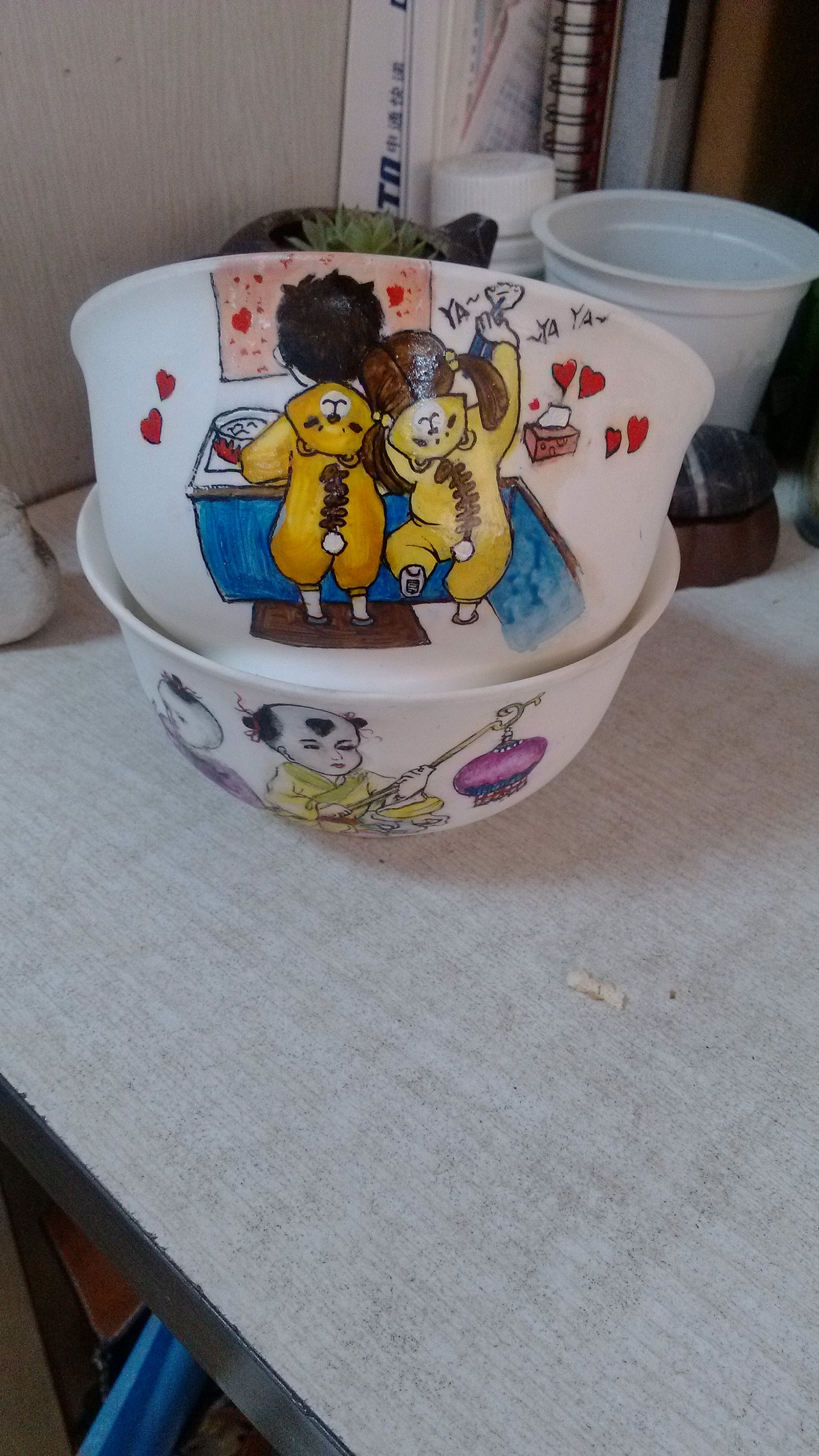 陶瓷碗|纯艺术|绘画|annxii_原创作品-站酷zcool