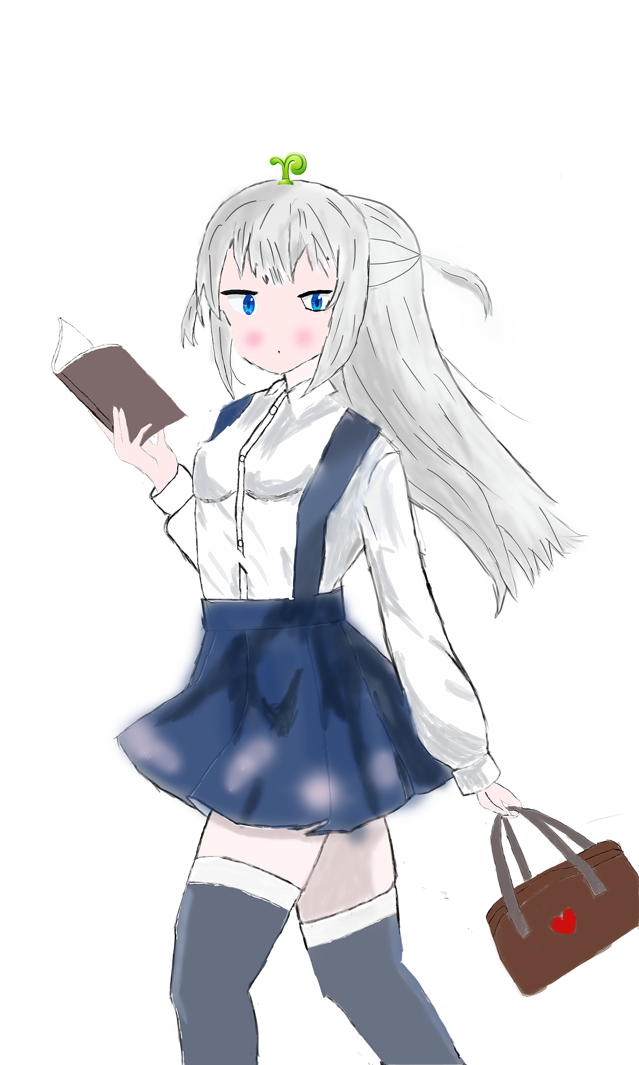 爱学习的发芽少女（图ZMjEyOTA5NjAw） - 其他动漫 - 站酷设计师西岭初晨原创素材 - 站酷ZCOOL