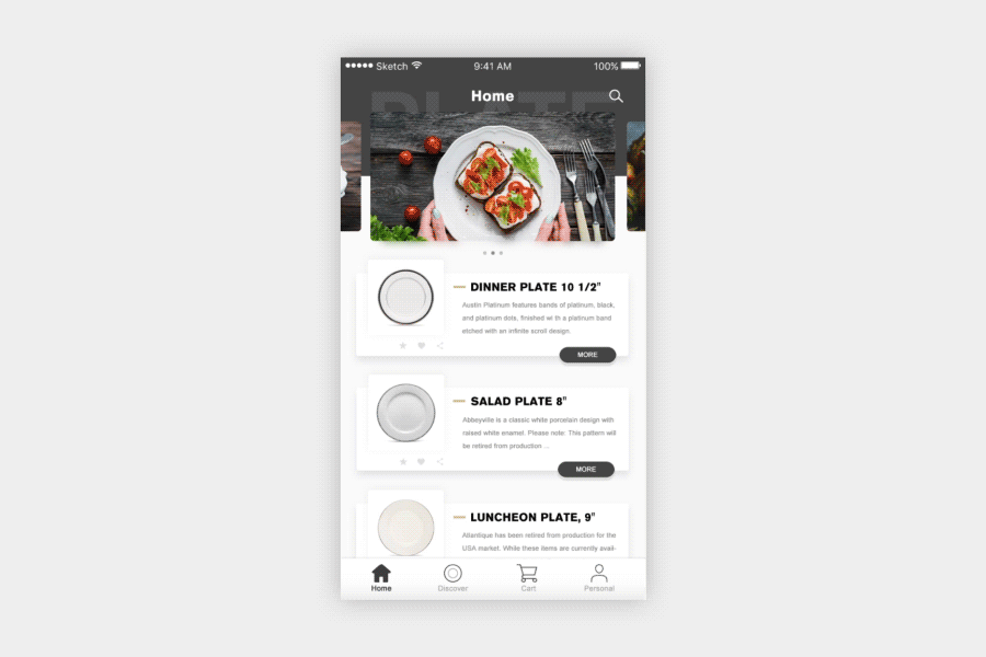 Porcelain | App Web Design（图ZNzUyOTUxNjQ=） - APP界面 - 站酷设计师凯熙_Kaixi原创素材 - 站酷ZCOOL