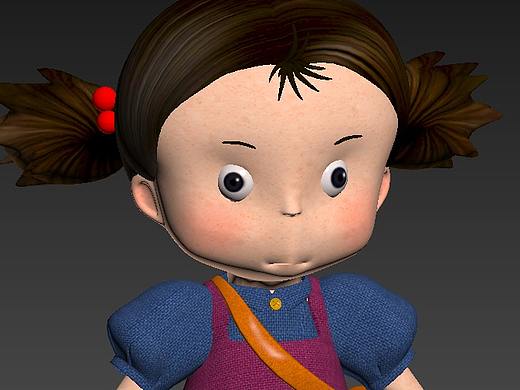 三维人物模型女