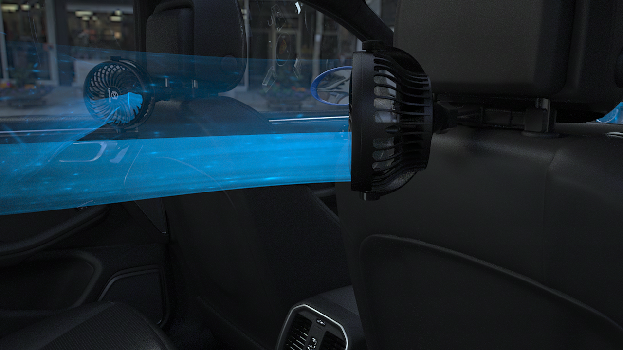 2021年3月份作品——车载风扇三维视频