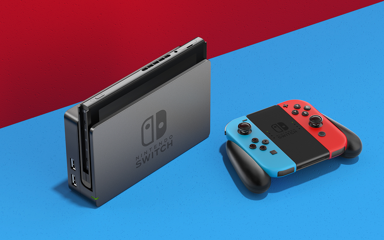 switch产品渲染（图ZMjc0NjM5MzM2） - 产品 - 站酷设计师啊楊呢sunflower原创素材 - 站酷ZCOOL
