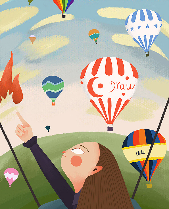 看,火也会受地心引力掉落