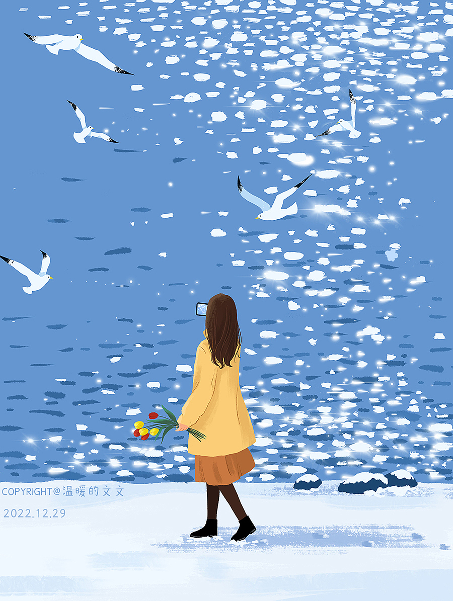 遇见•时光系列—从秋天到冬天（图ZMzI4MTA3MTIw） - 商业插画 - 站酷设计师温暖的文文原创素材 - 站酷ZCOOL