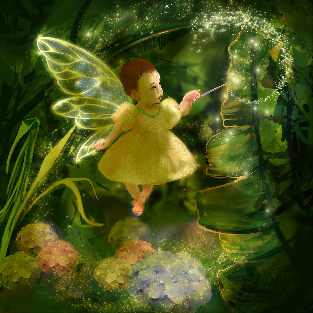 飞跃在丛林中的小精灵