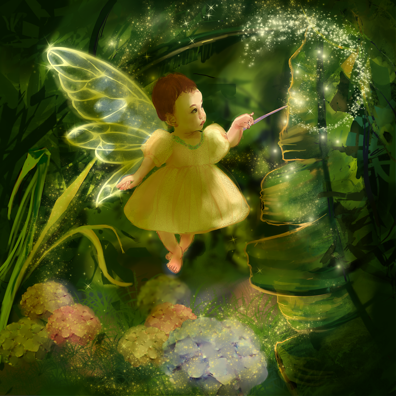 飞跃在丛林中的小精灵