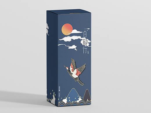 白鹤行白酒包装设计